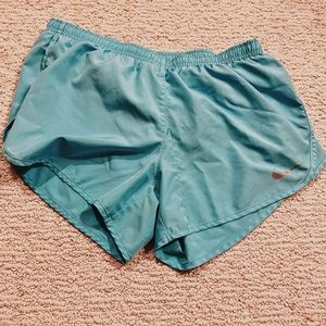 blue nike athletic shorts- like new condition